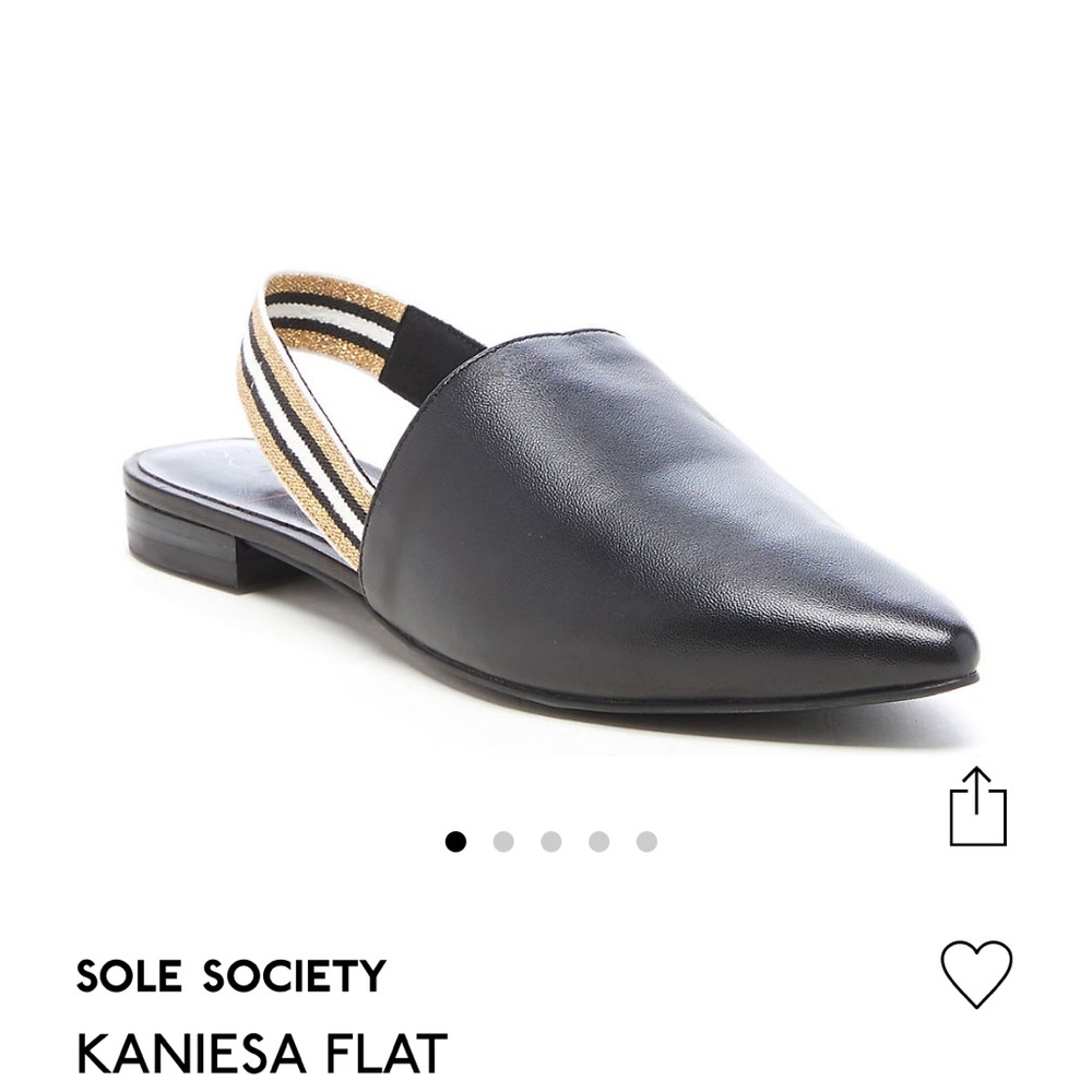 🏷NWT Sole Society Kaniesa Slingback Flat Shoes